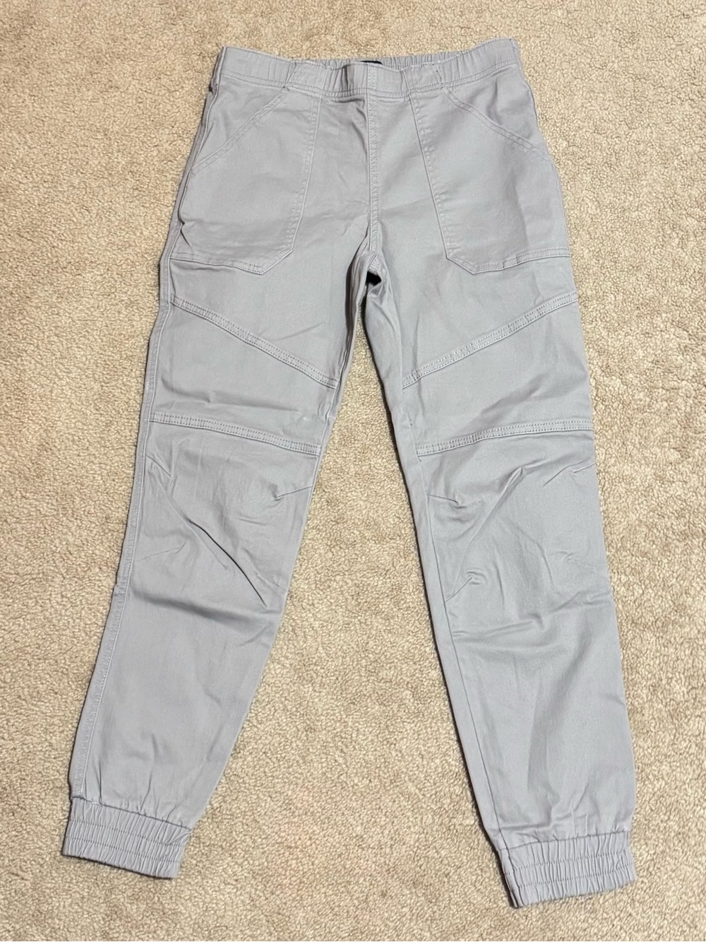 Sincerely Jules Light Gray Women’s Cargo Jogger Pants SIZE M